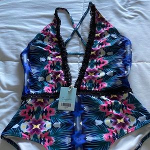 One piece bathing suit